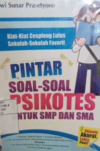Pintar soal-soal psikotes untuk SMP & SMA
