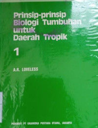 Prinsip-prinsip tumbuhan untuk daerah tropik 1