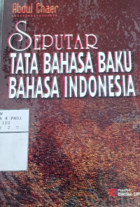 Seputar tata bahasa baku bahasa Indonesia