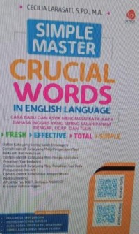Simple master crucial words in English language