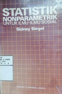 Statistik nonparametrik untuk ilmu-ilmu sosial