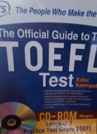 The official guide to the TOEFL test