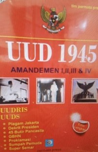 UUD 1945 amandemen I,II,III & IV