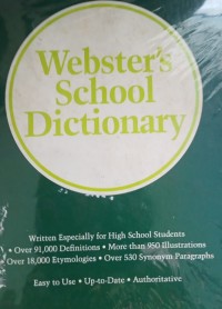 Webster's school dictionaru