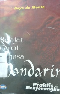 Belajar Cepat bahasa Mandarin