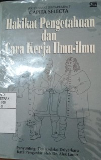 Hakikat Pegetahuan dan Cara Kerja Ilmu-ilmu