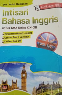 Intisari bahasa Inggris untuk SMA kelas X, XI, XII