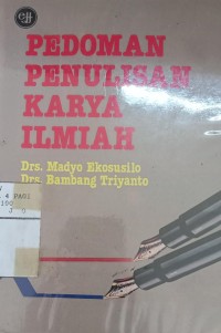 Pedoman Penulisan Karya Ilmiah