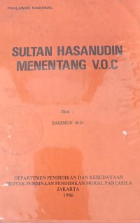 Sultan Hasanudin Menentang V.O.C