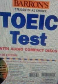 Toeic test with audiocompact discs