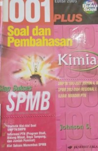 Image of 1001 Plus soal dan pembahasan kimia : siap sukses SPMB