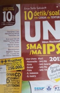Image of 10 Detik soal UN IPS SMA/MA 2013