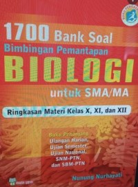 Image of 1700 Bank soal bimbingan pemantapan biologi untuk SMA/MA