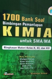 Image of 1700 Bank soal bimbingan pemantapan kimia untuk SMA/MA