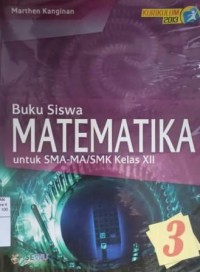 Image of Buku siswa matematika 3 untuk SMA-MA/SMK kelas XII