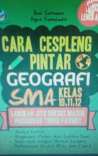 Image of Cara cespleng pintar geografi SMA kelas 10,11,12