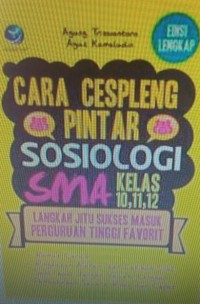 Image of Cara cespleng pintar sosiologi SMA kelas 10,11,12