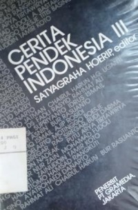 Image of Cerita pendek Indonesia III
