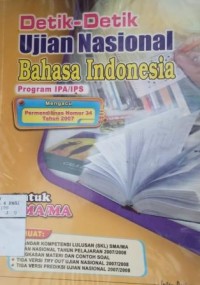 Image of Detik-detik ujian nasional bahasa Indonesia