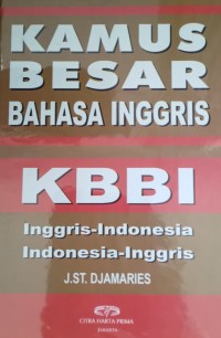 Image of Kamus Besar Bahasa Inggris, KBBI, Inggris-Indonesia, Indonesia-Inggris
