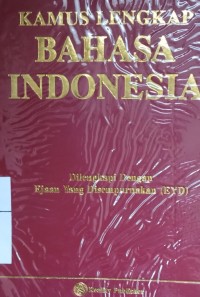 Image of Kamus lengkap bahasa Indonesia dilengkapi dengan ejaan yang disempurnakan (EYD)