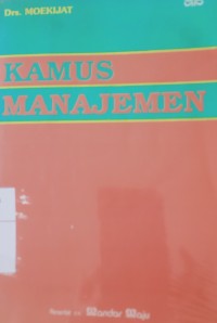 Image of Kamus manajemen cet 1
