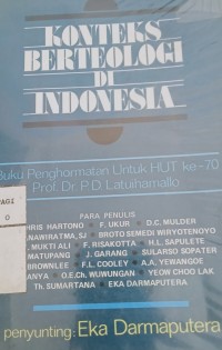 Image of Konteks berteologi di Indonesia