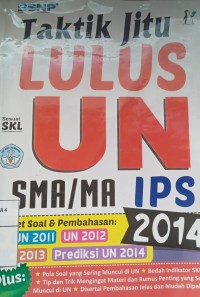 Image of Taktik jitu lulus UN IPS SMA/MA 2014