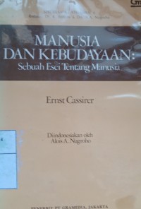 Image of Manusia dan kebudayaan : sebuah esei tentang manusia