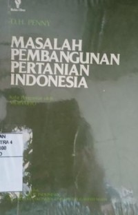 Image of Masalah pembangunan pertanian Indonesia