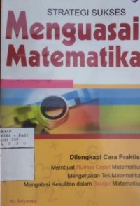 Image of Strategi sukses menguasai matematika