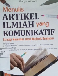 Image of Menulis artikel ilmiah yang komunikatif