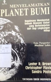 Image of Menyelamatkan planet bumi