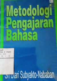 Image of Metodologi pengajaran bahasa