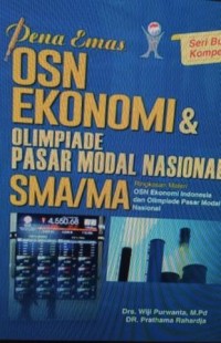 Image of Pena emas ekonomi & olimpiade pasar modal nasional SMA/MA
