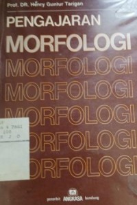 Image of Pengajaran morfologi
