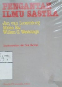 Image of Pengantar ilmu sastra