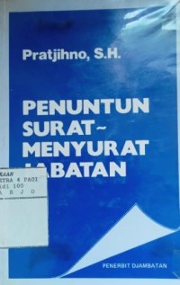 Image of Penuntun surat-menyurat jabatan
