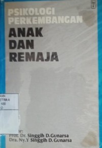 Image of Psikologi Perkembangan anak dan remaja