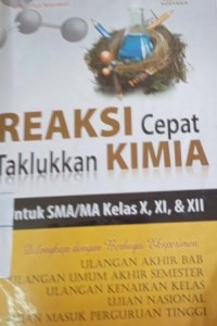 Image of Reaksi cepat taklukan kimia