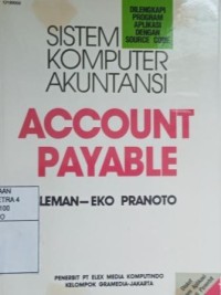 Image of Sistem Komputer Akuntansi: account payable