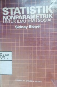 Image of Statistik nonparametrik untuk ilmu-ilmu sosial