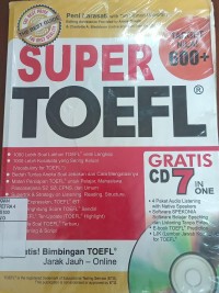 Image of Super TOEFL: target nilai 600+