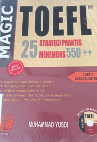Image of Magic TOELF: 25 Strategi Praktis