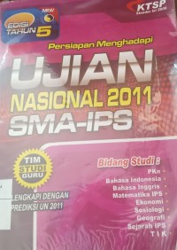 Image of Persiapan menghadapi ujian nasional SMA IPS 2011