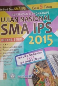 Image of Persiapan menghadapi Ujian Nasional SMA IPS 2015