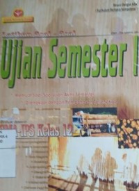 Image of Latihan soal -soal ujian semester 1 untuk siswa SMA-IPS kelas 12