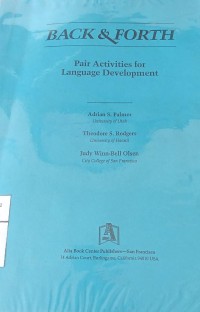 Image of Back & Forth Pair Activitied For Language Development