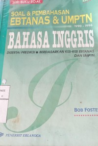 Image of Soal & Pembahasaan EBTANAS dan  UMPTN  Bahasa Inggris
