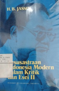 Image of Kesusastraan Indonesia Modern: Dalam Kritik dan Esei II